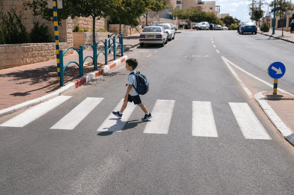 בטיחות ילדים כהולכי רגל